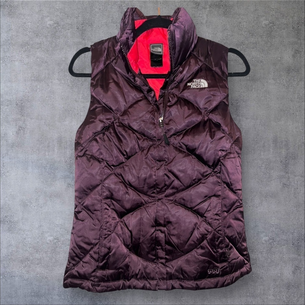 The North Face Women's Purple Vest with Pink Lining
